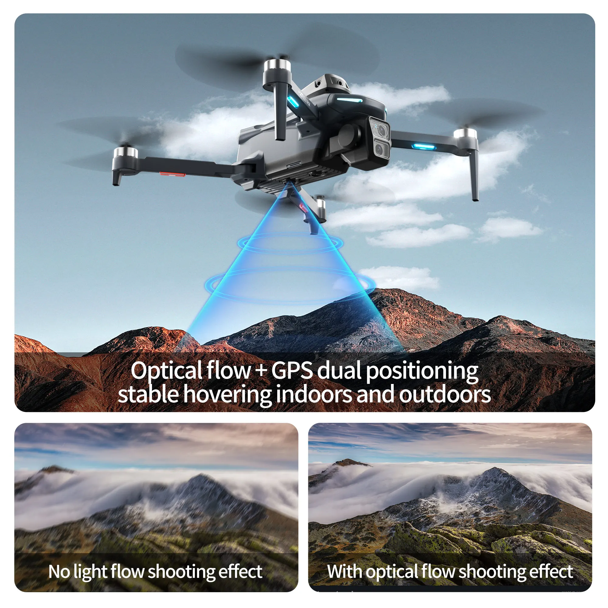 Original XT606 MAX GPS Drone 4 - Drone Photogrammetry ulasan dan harga