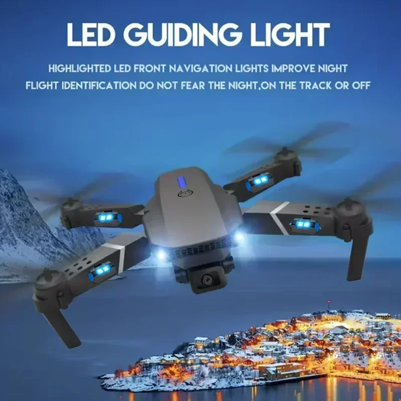 E88 Pro WIFI FPV Drone Wide An - Drone Lidar ulasan dan harga