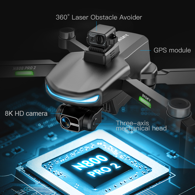 N800 PRO 2 GPS Drone Professio - Drone Photogrammetry ulasan dan harga