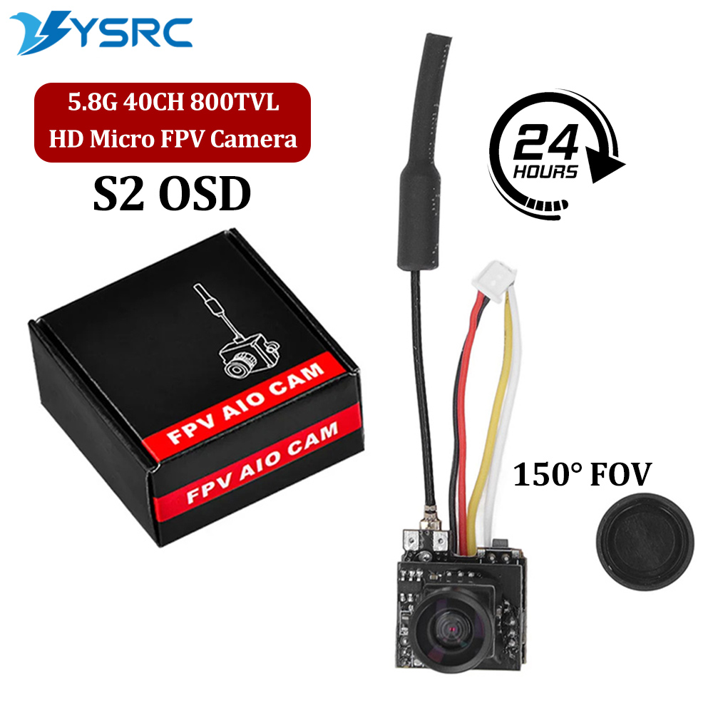 FPV RC Micro Camera S2 OSD AIO - Drone Video Production ulasan dan harga